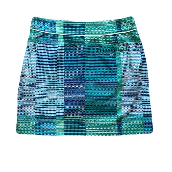 Women's EP Aline Golf Shirts Shorts Blue Green Casual Wear Athleisure Size 6 - Picture 2 of 6